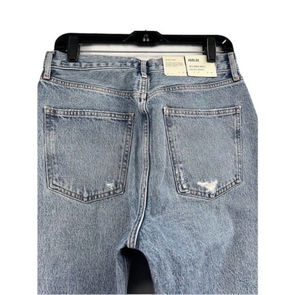 Agolde 90'S PINCH WAIST HIGH RISE STRAIGHT IN RUMINATE Size 25 - Picture 9 of 16